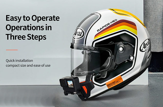 1024188_E.jpg - Telesin Motorcycle Helmet Chin Strap for Action Camera - Image 5