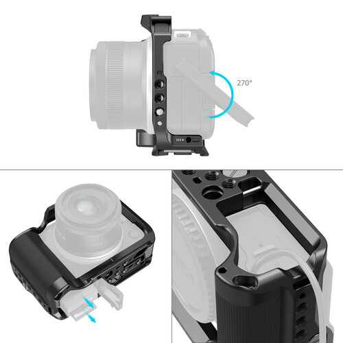1024958_A.jpg - SmallRig Camera Cage for Canon EOS R50 V (Black) 5427 - Image 1