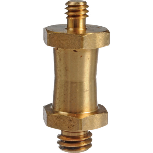 Manfrotto 037 Reversible Short Stud, with 3/8" and 1/4"-20 Threads (Brass) - Best Available Image