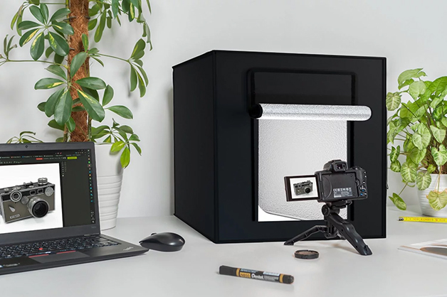 Newell M40 II Shadowless LED Light Tent - Compact Product Photography Studio - Best Available Image