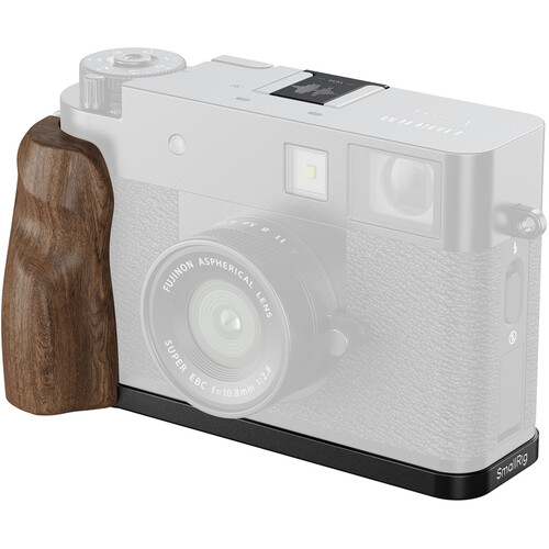 SmallRig L-Shaped Mount Plate with Wooden Handle for FUJIFILM X half Black 5224 - Best Available Image