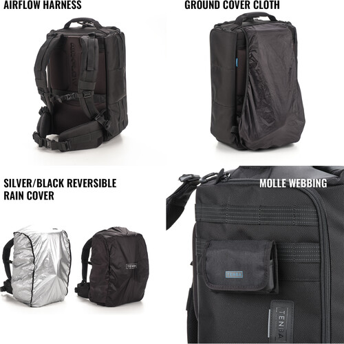 1025318_D.jpg - Tenba Cineluxe V2 Backpack 21 (Black, 29L) - Image 4