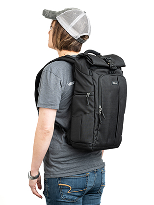 1025398_F.jpg - Think Tank Photo FocusPoint Rolltop Camera Backpack (Asphalt Black, 22L) - Image 6
