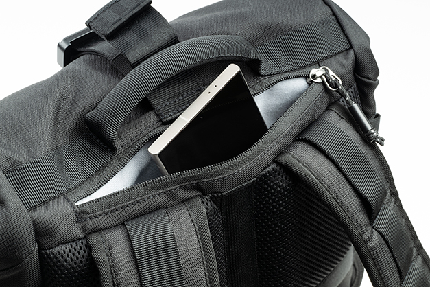 1025398_H.jpg - Think Tank Photo FocusPoint Rolltop Camera Backpack (Asphalt Black, 22L) - Image 8