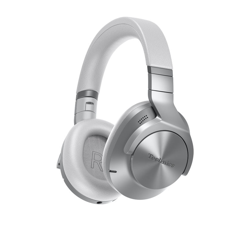 Technics EAH-A800 Noise-Canceling Wireless Over-Ear Headphones (Silver) - Best Available Image