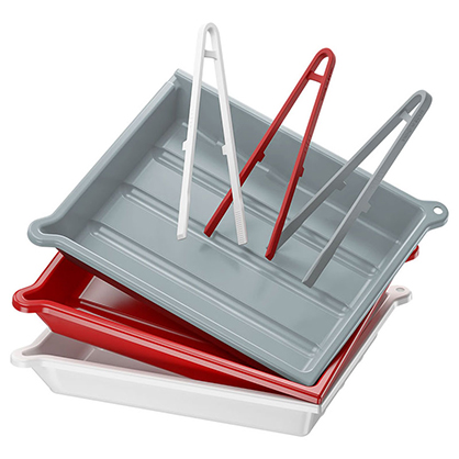 Best image for JJC Developing Tray Kit including Tongs  - White, Grey and Red