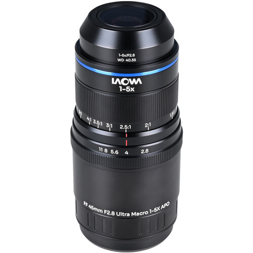 Laowa Aksen 45mm f/2.8 1-5x Ultra Macro APO Lens (Sony E) - Best Available Image