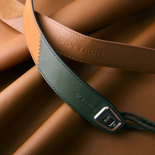 1026998_A.jpg - PGYTECH Camera Strap Air Premium Leather Style (Sunset Forest Pine) - Image 1