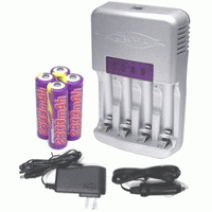 Lenmar PRO66A 1-Hour Charger with 4x AA Batteries