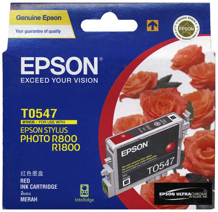 Best image for Epson T0547 Red Ink for R800/R1800