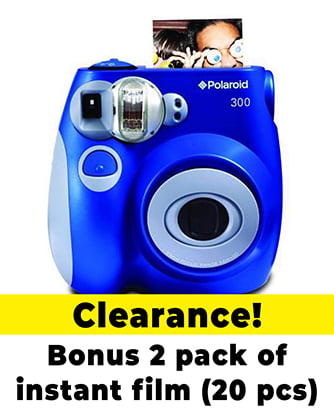 POLAROID 300 INSTANT CAMERA - Blue - Best Available Image