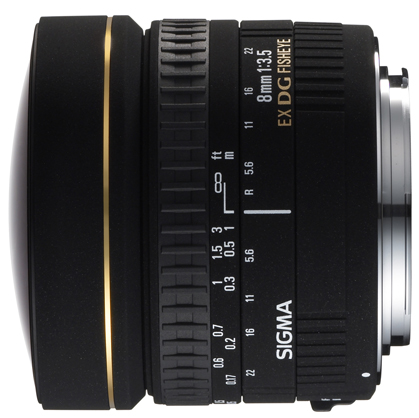 Sigma 8mm f3.5 EX DG Circular Fisheye Lens - Canon