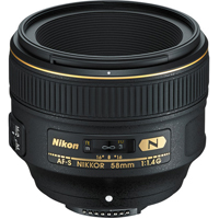 Best image for Nikon AF-S NIKKOR 58mm f/1.4G Lens