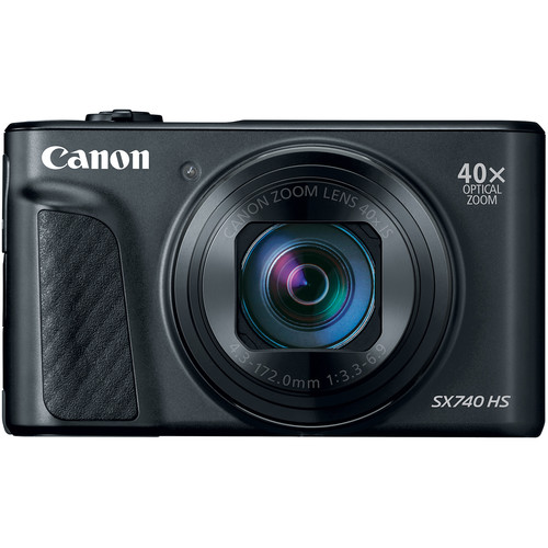 Canon PowerShot SX740 HS Digital Camera (Black) - Best Available Image