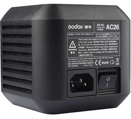 Godox AC Adapter for AD600Pro Flash AC26 - Best Available Image