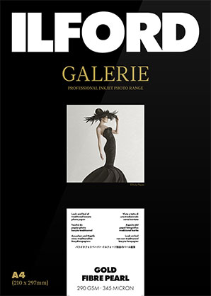 Ilford Galerie Gold Fibre Pearl 290gsm A4 21cm x 29.7cm 100 sheets - Best Available Image