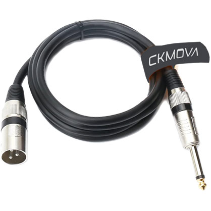 CKMOVA 6.35 to 3-pin XLR Female Cable