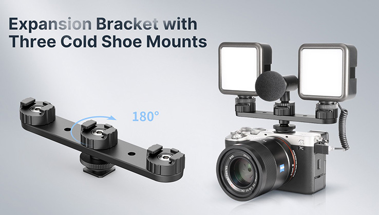 Best image for Ulanzi PT-23 Cold Shoe Expansion Bracket