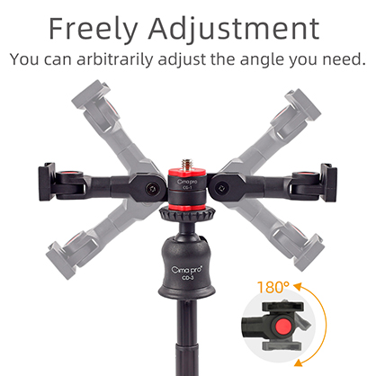 1019159_C.jpg - XILETU CG-1 Magic Arm Dual Cold Shoe Adapter - Image 3