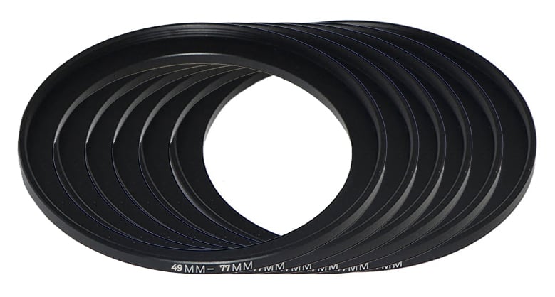Best image for KASE Screw-in Step Up Ring 77mm Kit including 49/52/58/62/67/72-77mm