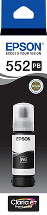 Epson T552 EcoTank Ink - Photo Black - Best Available Image