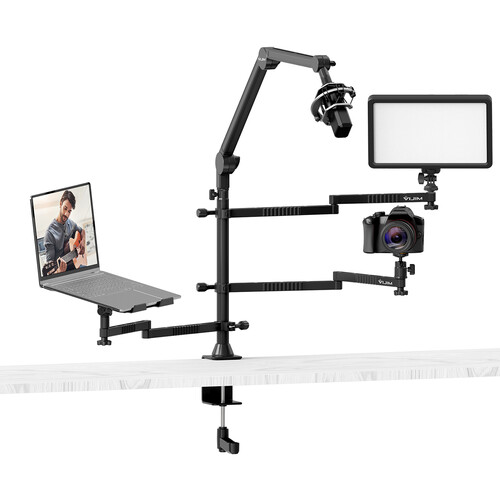 1020209_A.jpg - Ulanzi LS21 Multi-Arm Desk Mount Stand - Image 1
