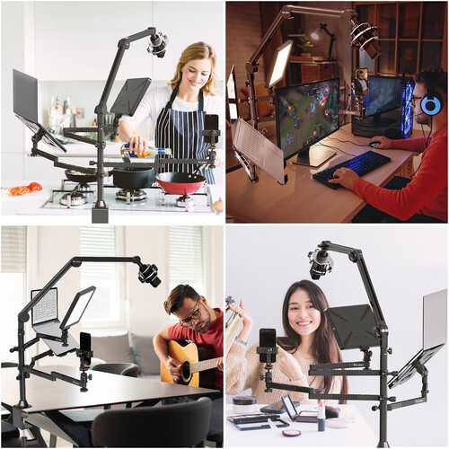 1020209_E.jpg - Ulanzi LS21 Multi-Arm Desk Mount Stand - Image 5