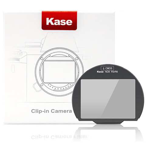 Kase Clip-In ND8 Neutral Density Filter for Canon R6 II/R6/R5/R3 (3-Stops)