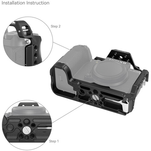 1021579_B.jpg - SmallRig Full Camera Cage for FUJIFILM X-S20 4230 - Image 2