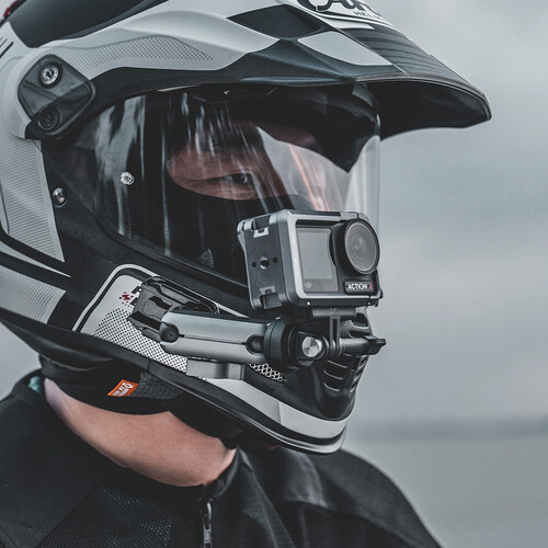 1021889_A.jpg - PGYTECH Action Camera Helmet Mount with CapLock Ball Head Arm - Image 1