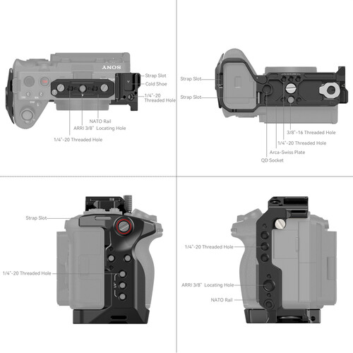 1021989_B.jpg - SmallRig Camera Cage for Sony FX30 and FX3 4183
