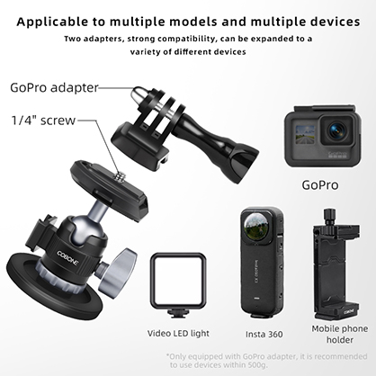 1023819_D.jpg - XILETU Magnetic Ball Head for Action Cameras - Image 4