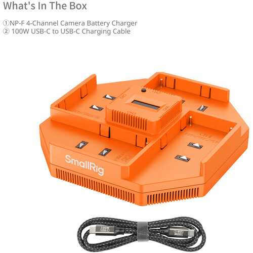 1024069_A.jpg - SmallRig L-Series/NP-F 4-Channel Camera Battery Charger 4837 - Image 1