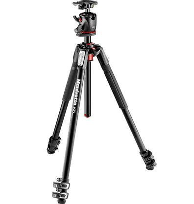 Best image for Manfrotto 190 Aluminium 3 Section Tripod And Xpro Ball Head