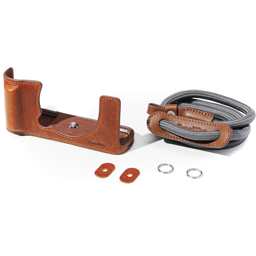 1025219_A.jpg - SmallRig Leather Half Case Kit for FUJIFILM X-E5 (Brown) 5449 - Image 1