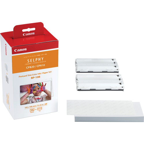 Canon RP-108 High-Capacity Colour Ink/Paper Set for SELPHY - Best Available Image