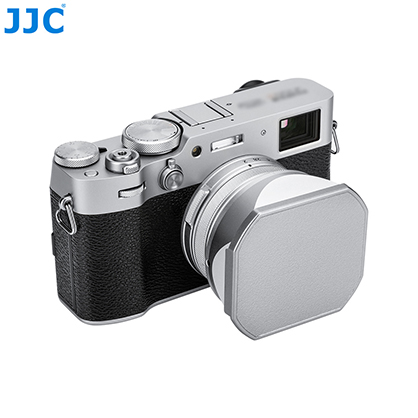 1025859_A.jpg - JJC Lens Hood Fujifilm X100 VI Silver - Image 1