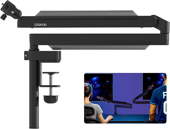 1025889.jpg - Ulanzi ZJ05 Premium 2-in-1 Microphone Boom Arm with Ballhead - Thumbnail
