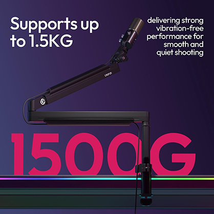 1025889_E.jpg - Ulanzi ZJ05 Premium 2-in-1 Microphone Boom Arm with Ballhead - Image 5