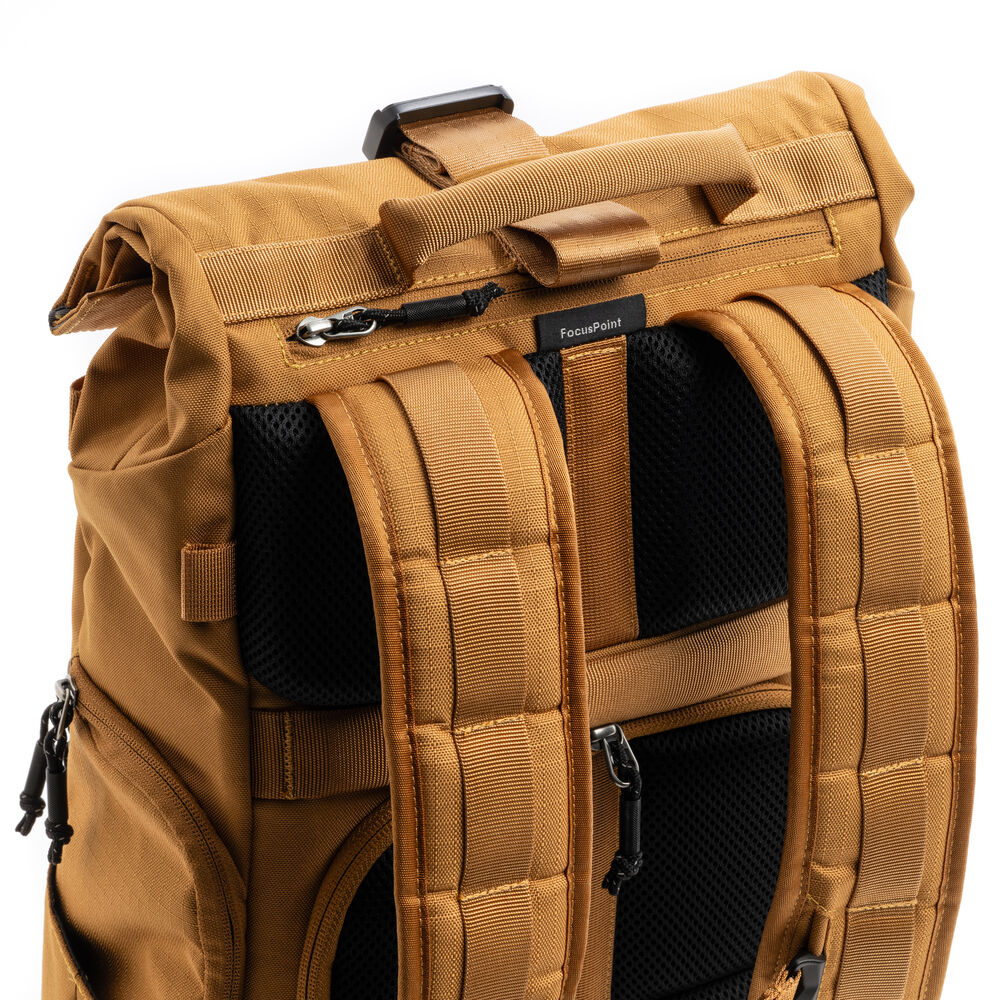 1026169_B.jpg - ThinkTank FocusPoint Rolltop Camera Backpack (Golden Hour, 22L) - Image 2
