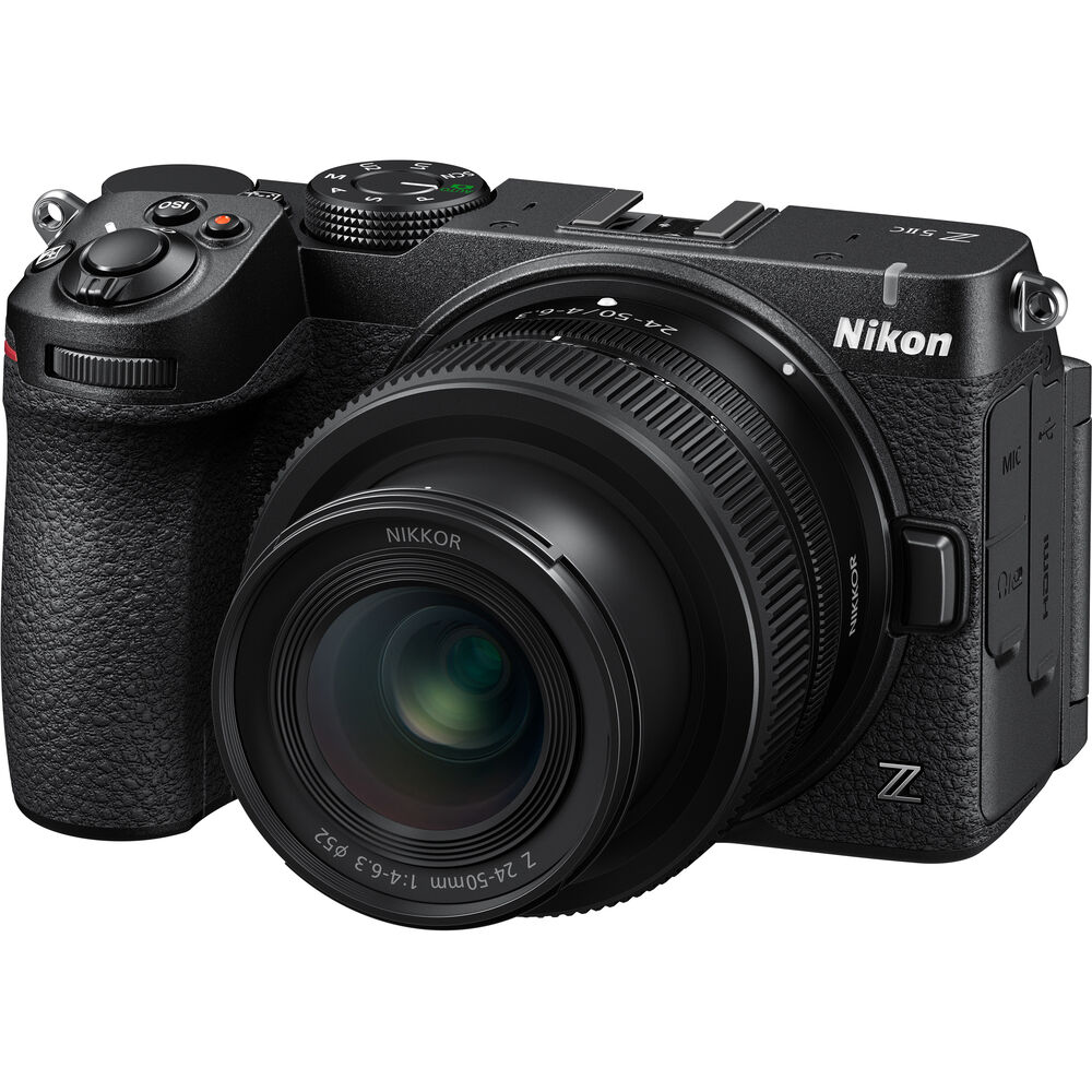 1026889_D.jpg - Nikon Z5IIC Mirrorless Camera with NIKKOR Z 24-50mm f/4-6.3 Lens Kit - Black - Image 4