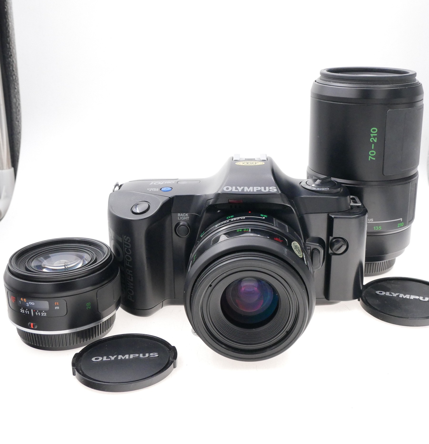 Olympus OM101 Kit: incl 101 Body, Manual Adapter 2, 28mm, 35-70, and 70-210 
