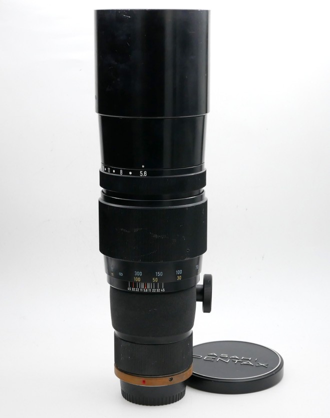 Pentax MF 400mm F5.6 Super-Multi Coated Takumar Lens in Nikon F Mount
