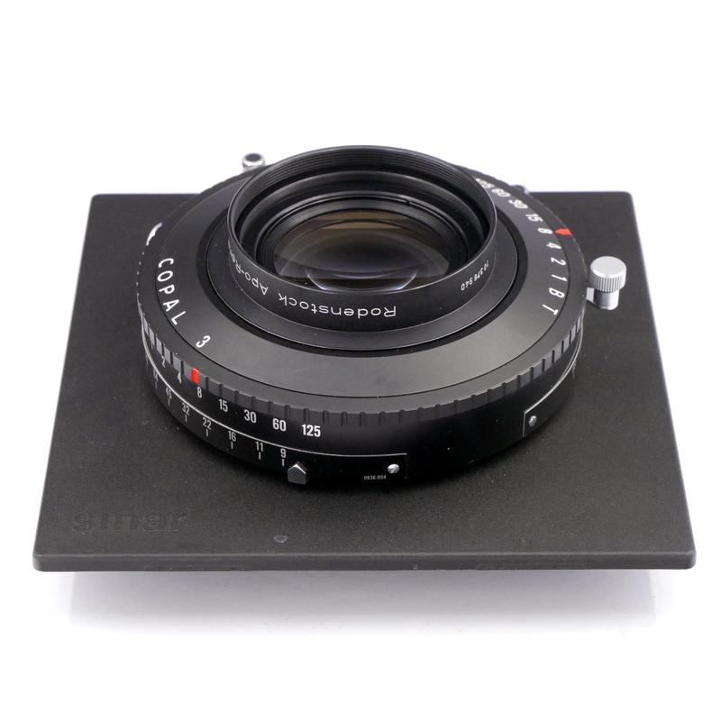 Rodenstock APO-Ronar 360mm F/9 Lens in Copal 3 shutter with Sinar PM79/1 Lens Board - Best Available Image