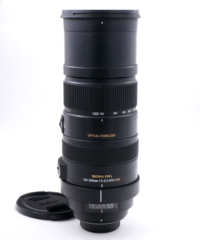 Sigma AF 150-500mm F/5-6.3 DG APO HSM OS Lens in Nikon FX Mount - Best Available Image