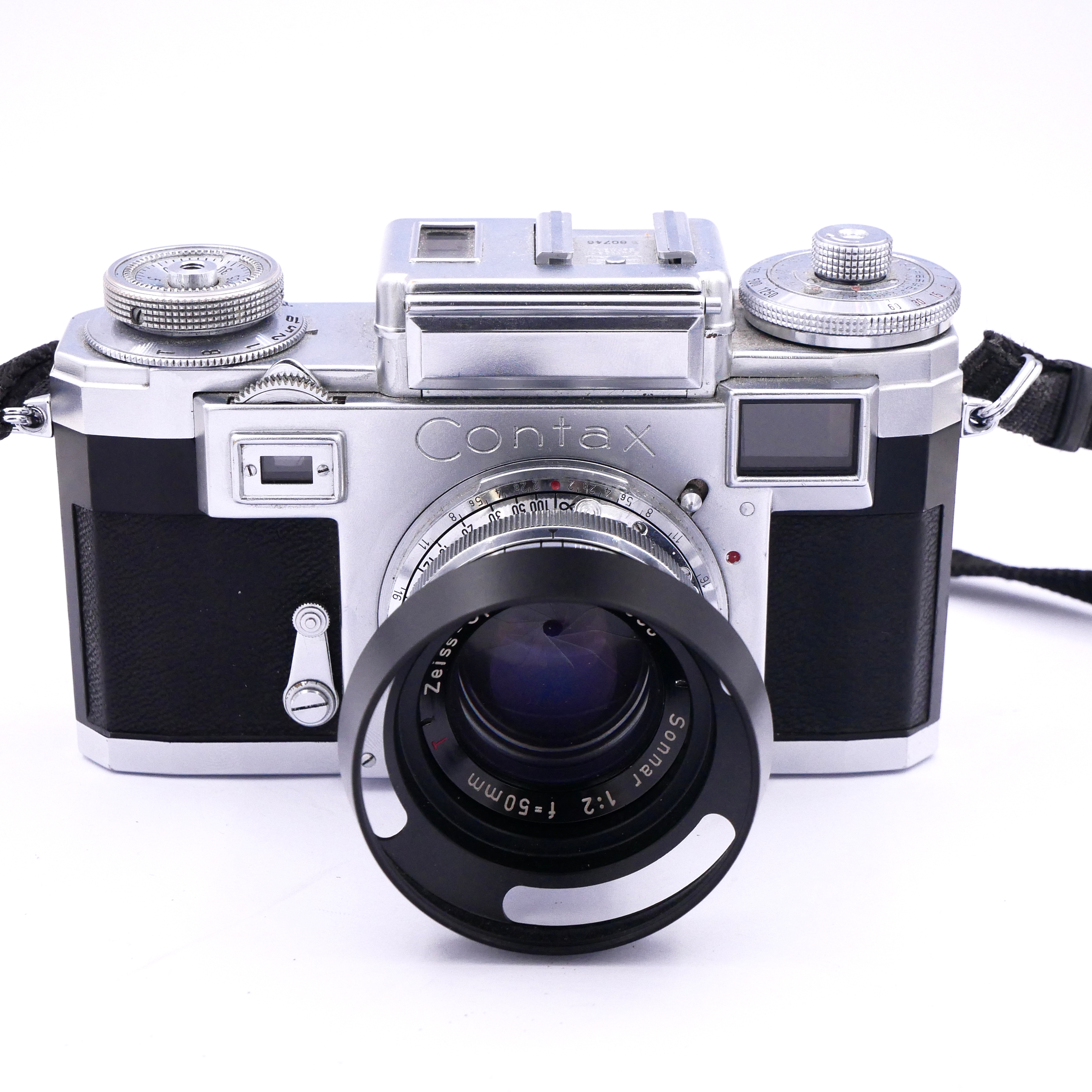 Contax IIIa 35mm Rangefinder Camera with Zeiss 50mm F2 Lens - Best Available Image
