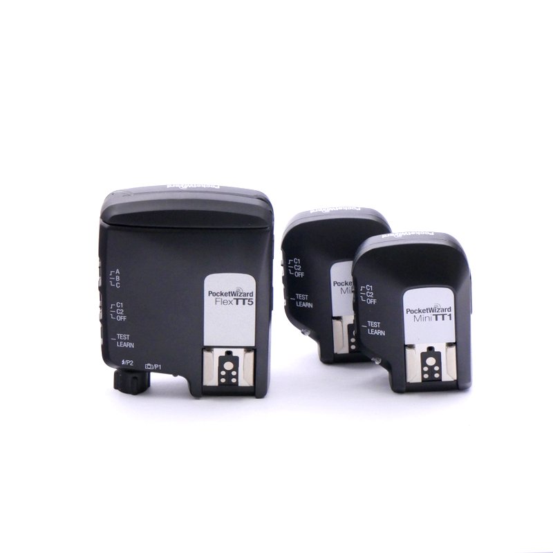 Best image for Pocketwizard set for Canon. 1x Transciever, 2x transmitters
