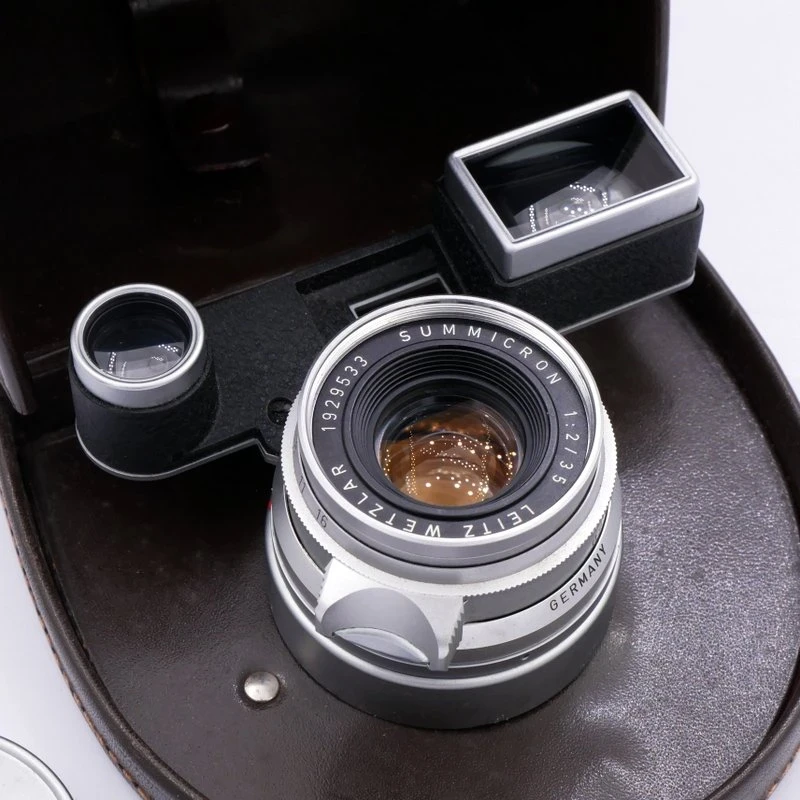 Leica MF 35mm F/2 Summicron V1 8 Element Lens with Goggles in M Mount - Best Available Image