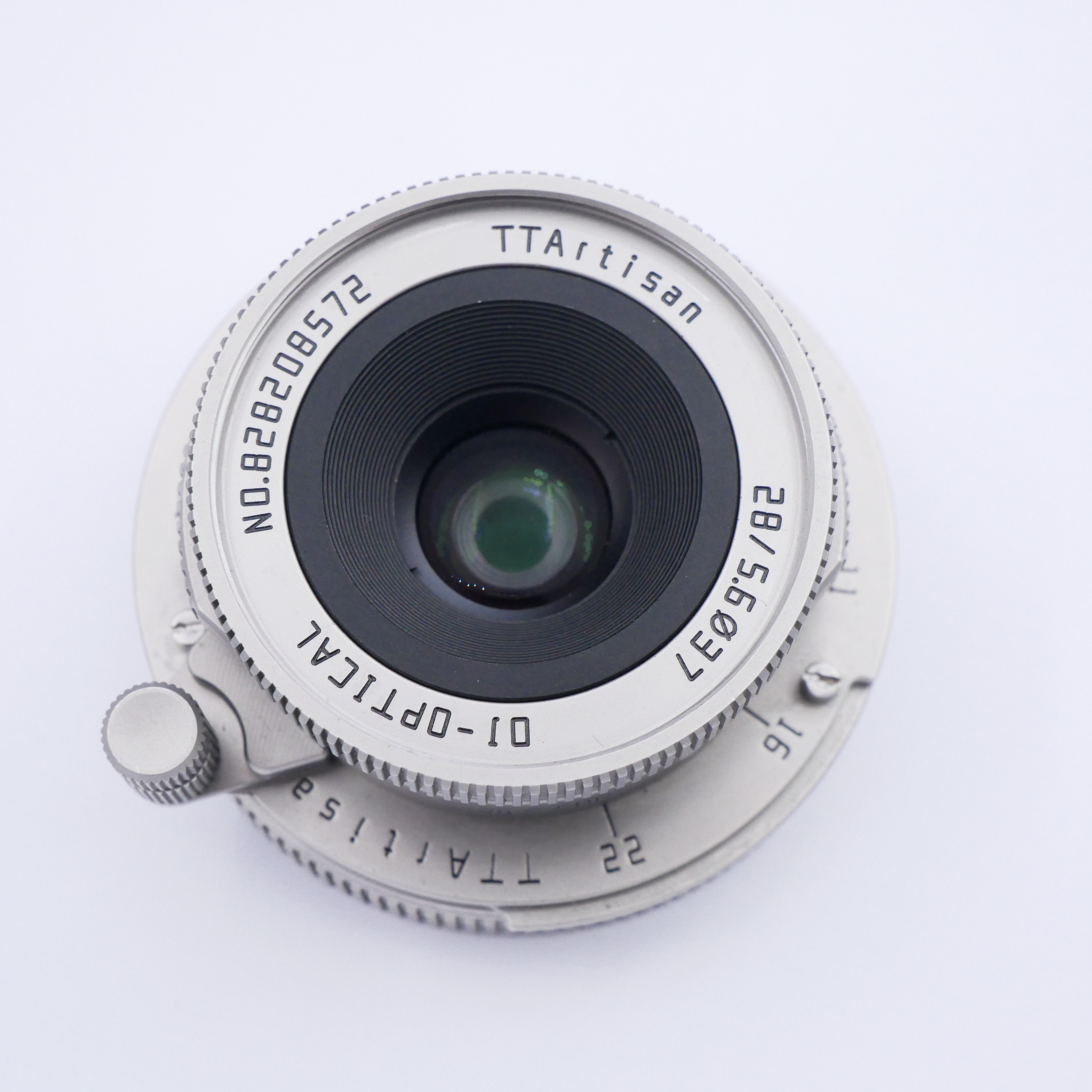 S-H-69DAT6_2.jpg - TTArtisan MF 28mm F/5.6 Limited Edition #347 of 500 "Titanium" Finish Lens in Leica M Mount - Image 2