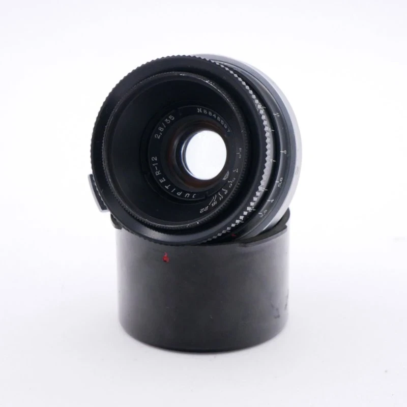 Jupiter-12 MF 35mm F/2.8 Lens in Contax Rangefinder Mount - Best Available Image